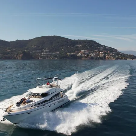 Superbe Yacht Dans Le Port De Bådhotel